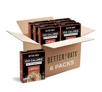 Better Oats 100 Calories Maple & Brown Sugar Instant Oatmeal with Flax Seeds, 9.8 Ounce (Pack of 6)