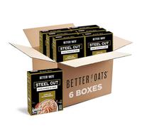 Better Oats Steel Cut Insant Oatmeal with Flax Seeds, Apples and Cinnamon, 12.3 Ounce (Pack of 6)