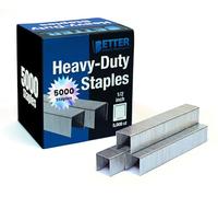 Better Office Products 5,000 Count Heavy Duty Staples, 23/13, 1/2-inch Staples, 100/Strip, Chisel Point Tips, High Capacity, by