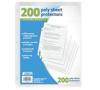 Better Office Products Sheet Protectors, 200 Piece