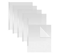 Better Office Products Sliding Bar Clear Report Covers, 50 Per Box, White Slider Bars, Durable 5 mil Poly Thickness, Letter Size, by, Transparent Report Covers with White Slider Bars, Box of 50