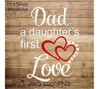 Better Selection 5D DIY Diamond Art, Dad's First Love Diamond Art Kits for Adults Full Drill Round Diamond Gem Art Beads Painting for Kids Perfect for Home Wall Decor 11.8x11.8 inch