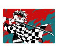 Better Selection 5D DIY Diamond Art, Demon Slayer Kamado Tanjirou Diamond Art Kits for Adults Full Drill Round Diamond Gem Art Beads Painting for Kids Perfect for Home Wall Decor 11.8x17.7 inch