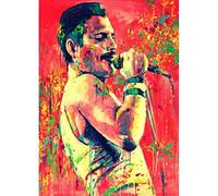 Better Selection DIY 5D Full Diamond Art Kit, Queen Band Freddie Music Legends Diamond Art Kits for Adults Paint with Diamonds Kits Diamonds Embroidery by Numbers 11.8x15.7 inches