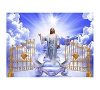 Better Selection Religious Jesus Divine Light Full Drill Diamond Art 5D DIY Diamond Embroidery Crystal Rhinestone Cross Stitch Mosaic Paintings Arts Craft for Home Wall Decor(12X16inch/30X40CM)