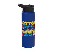 Better Speech and Hearing Speech Therapist Speech Pathology Stainless Steel Insulated Water Bottle