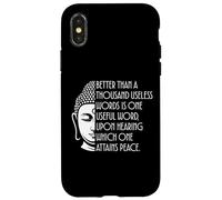 Better Than A Thousand Words One Useful Word Peace Quote Case for iPhone X/XS