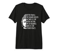 Better Than A Thousand Words One Useful Word Peace Quote Premium T-Shirt