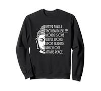 Better Than A Thousand Words One Useful Word Peace Quote Sweatshirt