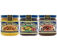 Better Than Bouillon Brand Reduced Sodium Assortment Pack with 1 Chicken Base, 1 Beef Base and 1 Vegetable Base, 8 oz Jars (Pack of 3)