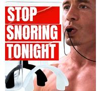 Better Than Mouth Tape for Sleeping - Mew X -The Ultimate Anti-Snoring Device & Snore Stopper/Put Face Tape & Nasal Strips for Snoring in The Bin / [2 Pack & 2X Value]- Reusable Snoring Solution