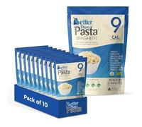 Better Than Pasta Spaghetti Konjac Pasta 385g(Pack of 10)- Zero Carb Spaghetti Alternative, Made with Organic Konjac Flour & Organic Oat Fibre, Low Calorie, Gluten Free, Vegan, Sugar Free