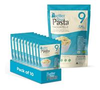 Better Than Pasta Tagliatelle Konjac Pasta 385g(Pack of 10)- Zero Carb Pasta Alternative, Made with Organic Konjac Flour & Organic Oat Fibre, Low Calorie, Gluten Free, Vegan, Sugar Free