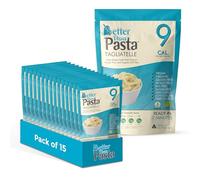 Better Than Pasta Tagliatelle Konjac Pasta 385g(Pack of 15)- Zero Carb Pasta Alternative, Made with Organic Konjac Flour & Organic Oat Fibre, Low Calorie, Gluten Free, Vegan, Sugar Free