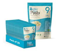 Better Than Pasta Tagliatelle Konjac Pasta 385g(Pack of 20) - Zero Carb Pasta Alternative, Made with Organic Konjac Flour & Organic Oat Fibre, Low Calorie, Gluten Free, Vegan, Sugar Free