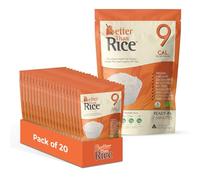 Better Than Rice Konjac Rice 385g(Pack of 20)- Ready in Minutes, Low Calorie Rice Alternative, Made with Organic Konjac Flour & Oat Fibre, Gluten-Free, Vegan, Zero Sugar, Fat Free