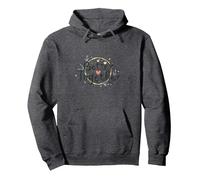 Better Together: Romantic Couples Love Quote Pullover Hoodie, Adult Unisex, Dark Heather Grey, S