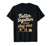 Better Together Since Day One Family Squad Vintage Novelty T-Shirt