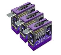 Better Tools 3G Extreme Square End Carpet Blade - 3 Pack - 100 blades/Pack - Professional 0.01” Thick Steel Replacement Blades with Safety Dispenser for Carpet Knives