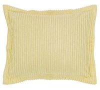 Better Trends 100% Cotton Tufted Unique Luxurious Machine Washable Tumble Dry, Yellow, Standard