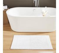Better Trends 100 Percent Cotton in Vibrant Colors, White, 24" x 40" Rectangle