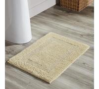 Better Trends Bathroom Rugs Sand Reversible Super Soft, Cotton Bathroom Rug Water Absorbent Machine Washable Bathmat for Decor Tub and Shower, Bathroom Floor, Door, Laundry Room Lux Collection