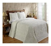 Better Trends/Pan Overseas 81 x 110 Trevor Bedspread Set, Twin, Natural