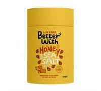 Better With Better With Honey & Sea Salt Almonds Tube 140g