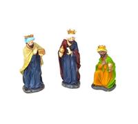 better with friends Three Kings 15 cm 3 Pieces Christmas Figurines 10 cm Set of Nativity Scene Farmers Dollhouse Accessories Jesus Woman Crafts Nativity Scene God