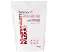 Better You Magnesium Muscle Mineral Bath Flakes 1kg - with Lemon & Rosemary