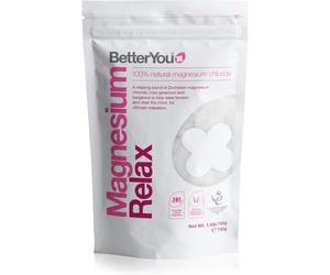Better You Magnesium Relax Relax Bath Flakes Rose Geranium & Bergamot Cholesterol Support Powder - 750g