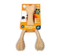 BetterBone - Dog Toy for Chewing - Large Hard Beef - Dog Chew Bone Nylon & GMO Free on Cellulose Base - Chew Toy Extra Hard with Beef Flavour - Chew Wood Chip-free & Durable