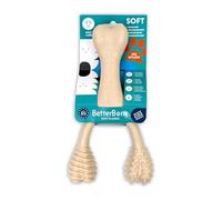 BetterBone - Large Soft Beef Dog Chew Toy - Chew Wood Splinter Free & Sustainable