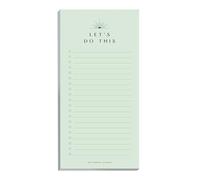 Betterday Studio To Do List Pad - Daily Planner To Do List Notebook 50 Page | Essentials Day Guide To Organise Tasks Efficiently using the Things To Do Notepad 21x9cm 120gm sheets (Light Green)