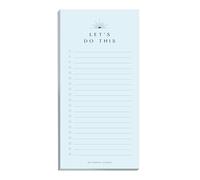 Betterday Studio To Do List Pad - Daily Planner To Do List Notebook 50 Page | Essentials Day Guide To Organise Tasks Efficiently using the Things To Do Notepad 21x9cm 120gm sheets (Light Blue)