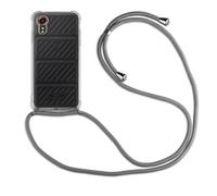 betterfon Mobile Phone Chain for Samsung Galaxy Xcover 7, Smartphone Necklace Case with Strap, Cord with Case for Hanging, Mobile Phone Case with Cord for Hanging, for Samsung Galaxy Xcover 7 in Grey