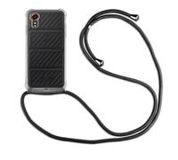 betterfon Mobile Phone Chain for Samsung Galaxy Xcover 7, Smartphone Necklace Case with Strap, Cord with Case for Hanging, Mobile Phone Case with Cord for Hanging, for Samsung Galaxy Xcover 7 in Black