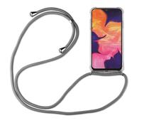 Betterfon | Samsung Galaxy A21S SM-A217 Mobile Phone Chain Smartphone Necklace Case with Strap - Cord for Hanging Mobile Phone Case with Cord for Hanging for Samsung Galaxy A21S SM-A217 Grey