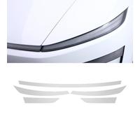 BETTERHUMZ Car Headlight Film Compatible with Tesla Model Y Juniper 2025,TPU Transparent Carbon Pattern Smoke Style Headlight Switch Protective Cover Decor Car Exterior Accessories (Carbon Pattern)