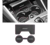 BETTERHUMZ Car Interior Accessories Compatible with BMW 3 Series G20 G28 2020-2023,for G23 G42 320i 325i 330i 4 Series Non-Slip Anti Dust Car Water Cup Mat (PVC Leather)