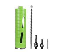 BETTERI 3 Inch Dry Core Drill Bit with Pilot Bit and 2 Pcs Adapters | SDS Plus Adapter&Hex Adapter Included, 5/8"-11 Threaded Concrete Core Bit, 10" Dry Drilling Depth, For Concrete/Brick/Masonry