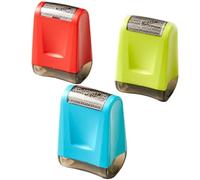 BetterJonny 3 Pcs Address Blocker, Identity Theft Protection Roller Stamp for Privacy Protection, Blackout Security Data Anti Theft