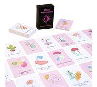 BetterJonny Affirmation Cards for Women, 60 Positive Decor Card 6 X 9 CM Double-sided Encouragement Positive Affirmation Cards, Motivational Inspirational Quotes, Giftable Card