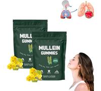 BetterLungs Mullein Gummies, Healthcare Supplement Edible Fitness Dietary Gummy, Lung Health & Sinus Relief, Leaf Extract for Lungs, Fast Acting Lung Cleanse, Daily Lung Health Care (2 Pcs)