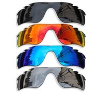 Betterun 4 Pairs Anti-scratch Polarized Replacement Lenses for Oakley Radarlock Path Vented/Radarlock Path Vented Asian Fit (AF) OO9206 Sunglasses, Anti-Scratch and Impact Resistant