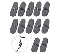 Betterun 6 Pairs Black Soft Silicone Replacement Nose Pads for Ray-Ban Aviator RB3025/RB3026/RB3030/RB3211/RB3362/RB3445/RB4175