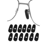 Betterun 6 Pairs Black Soft Silicone Replacement Nose Pads for Ray-Ban RB3604/RB3523/RB3534/RB3549/RB3584/RB3614/RB3526/RB3538/RB3558 - Silver
