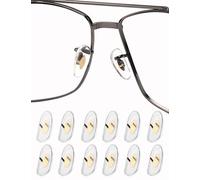 Betterun 6 Pairs Clear Soft Silicone Replacement Nose Pads for Ray-Ban Aviator RB3025/RB3026/RB3030/RB3211/RB3362/RB3445/RB4175