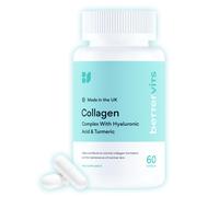 Bettervits Collagen Complex with Hyaluronic Acid and Vitamin C | Marine Collagen Supplements for Women and Men with Biotin | High-