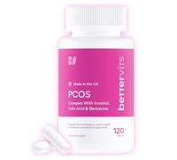 Bettervits Inositol Complex with Maca, Folic Acid and B12, 120 Capsules